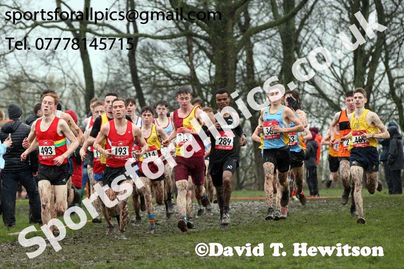 Senior boys 2019 New Balance English Schools Cross Country Champs, Temple Newsam, Leeds. Photo:  David T. Hewitson/Sports for All Pics